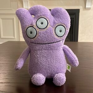 Sincerely UglyDolls Hugs and Headstands Wedgehead Stuffed Plush Toy Purple 8.5”